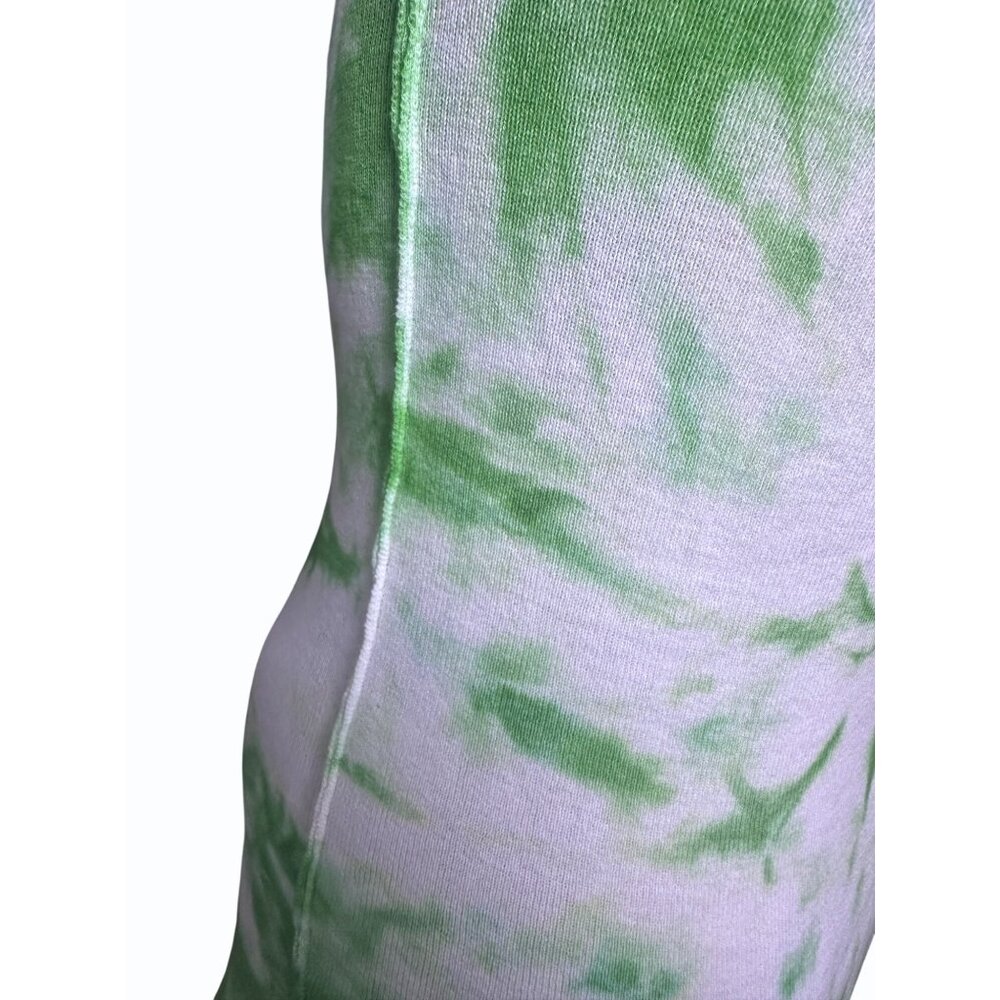 NWT Olivaceous Tie Dye Ribbed Cotton Tank Top Green & White‎ Size Small Festival - Picture 5 of 11